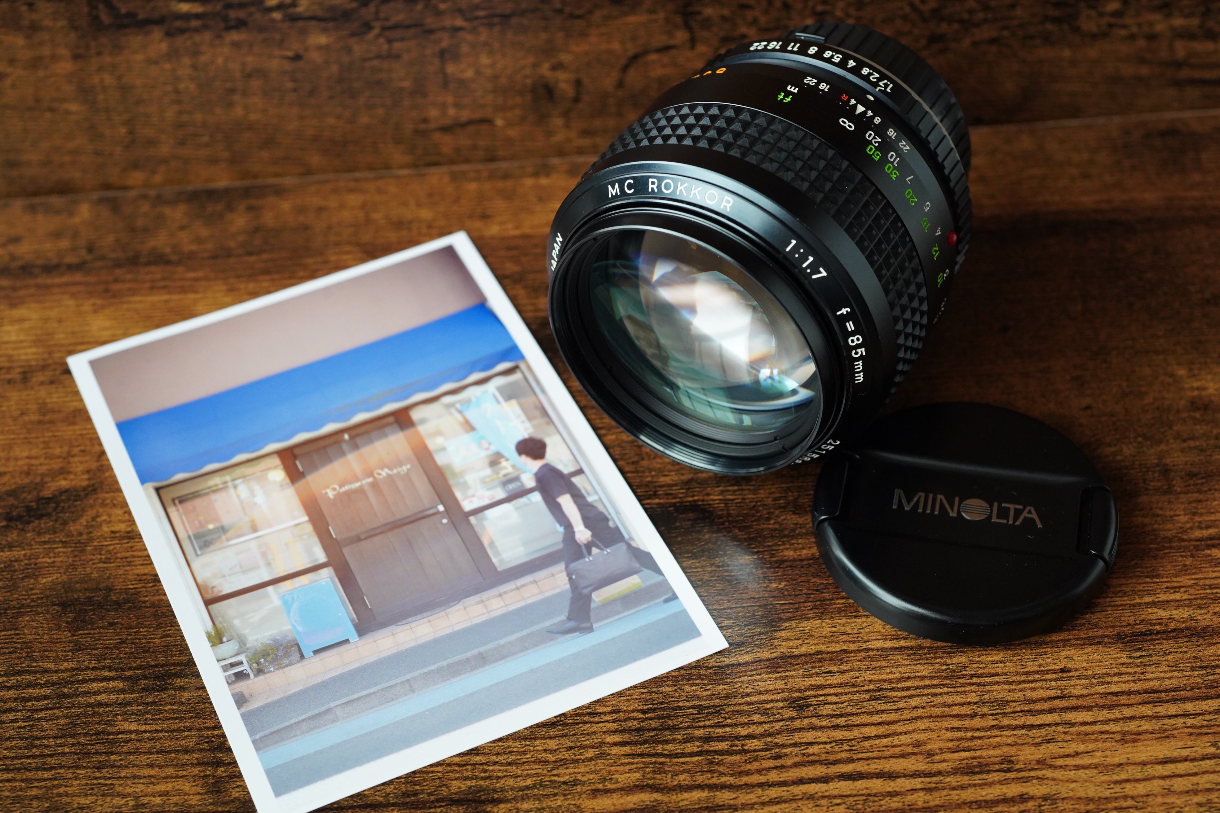 Minolta-35 F2 50mm 昭和31年購入 共箱、カード付 中古】(ミノルタ) MINOLTA Minolta-35 MODEL II (45/2.8