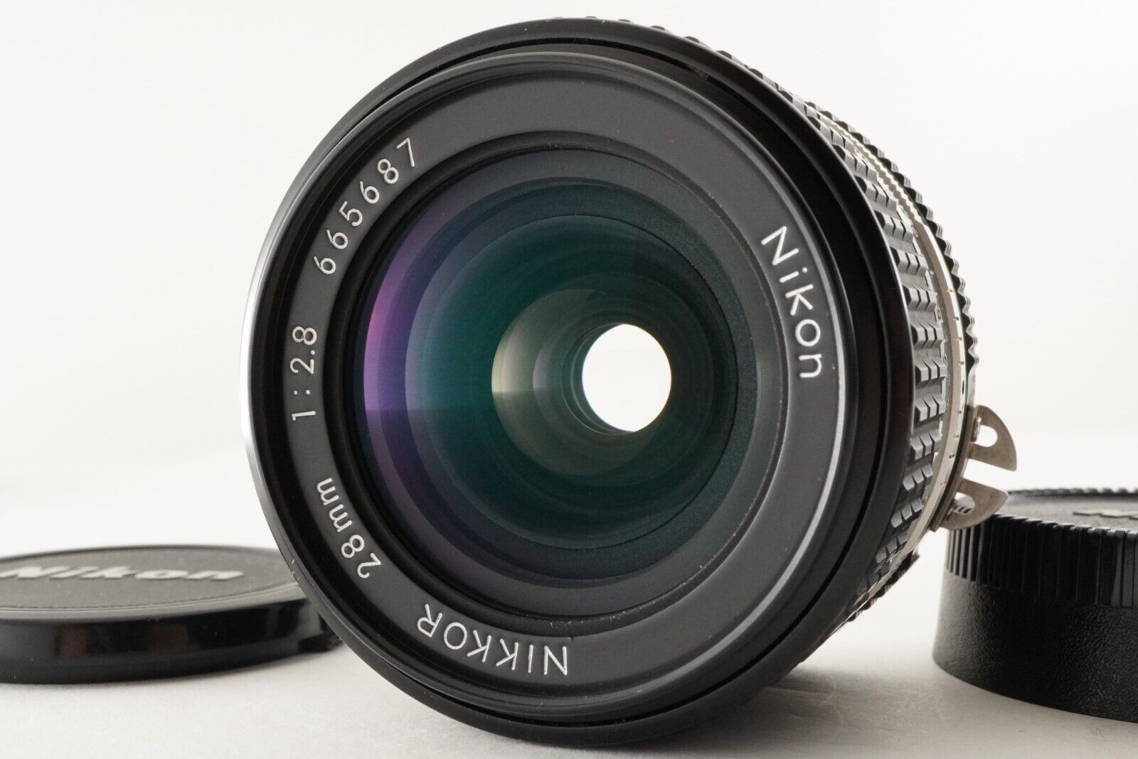 超美品 土臭く Nikon NIKKOR Ai-s 28mm F2.8 #181 
