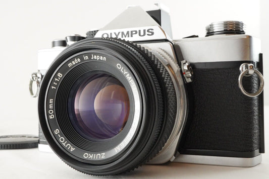 OLYMPUS OM-2N + OM-SYSTEM ZUIKO AUTO-S 50mm F1.8 Film Camera from Japan #8833