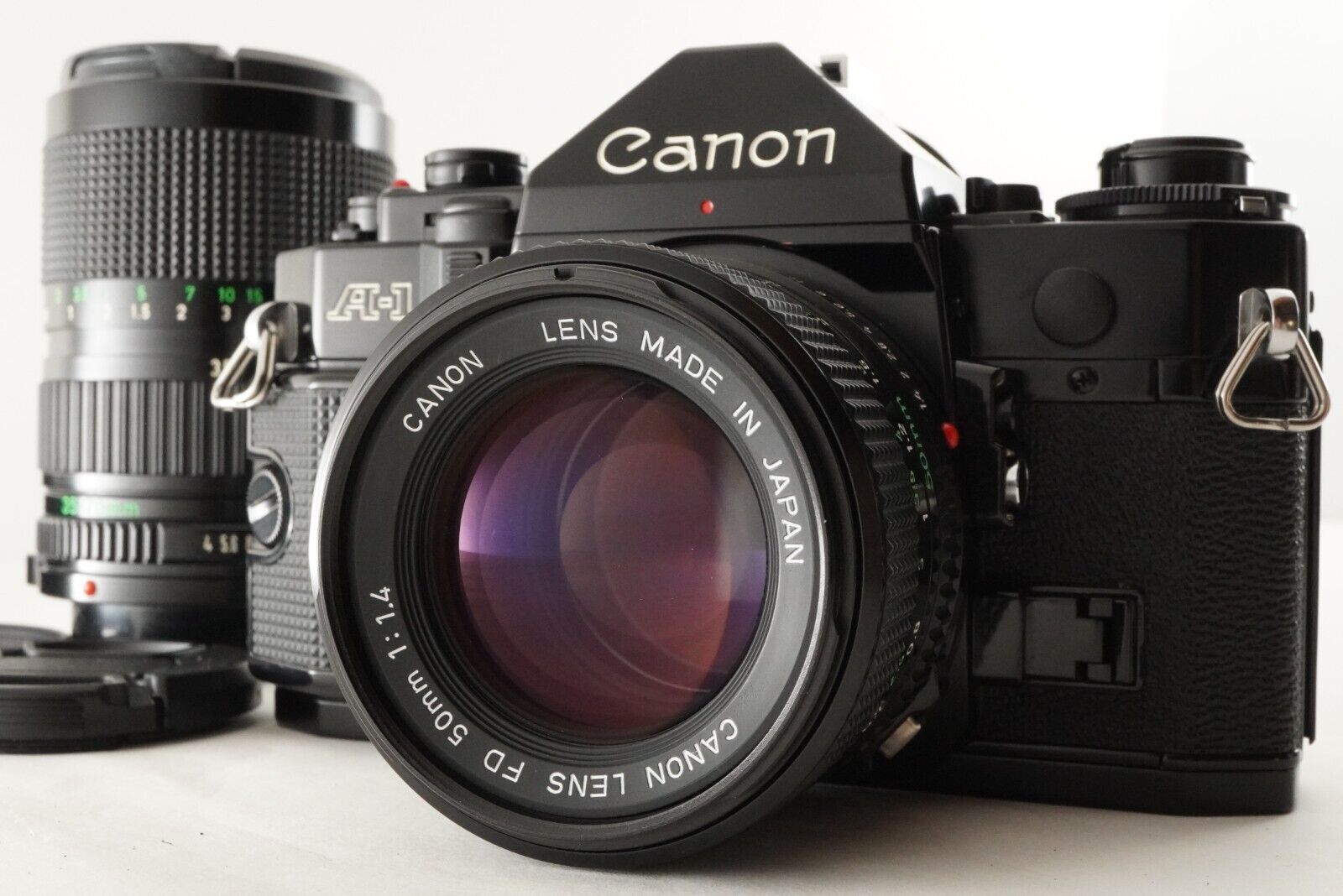 高評価リョウ様専用 Canon A-1 Black /w FD 50mm F1.4 フィルムカメラ