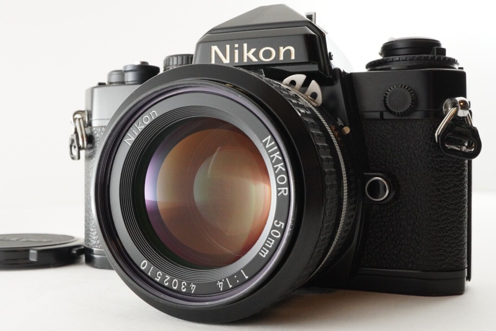 NIKON FE Black + Ai NIKKOR 50mm F1.4 SLR 35mm Film Camera from Japan #8180