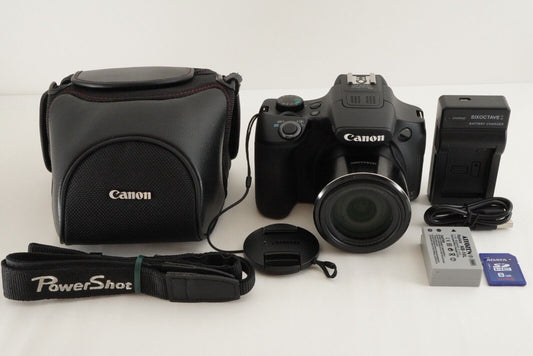 Canon PowerShot SX60 HS With Case & 8GB SDHC Card Digital Camera from Japan#9011