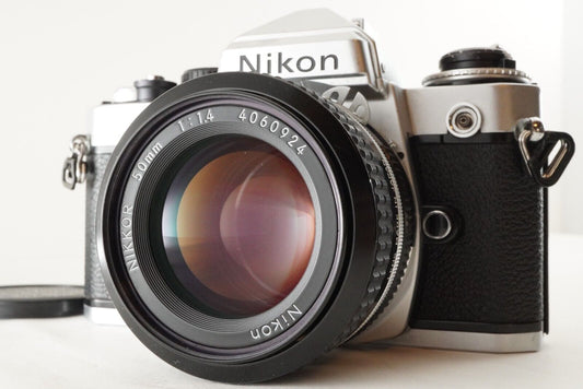 New Light Seals NIKON FE + Ai NIKKOR 50mm F1.4 SLR Film Camera from Japan #8410