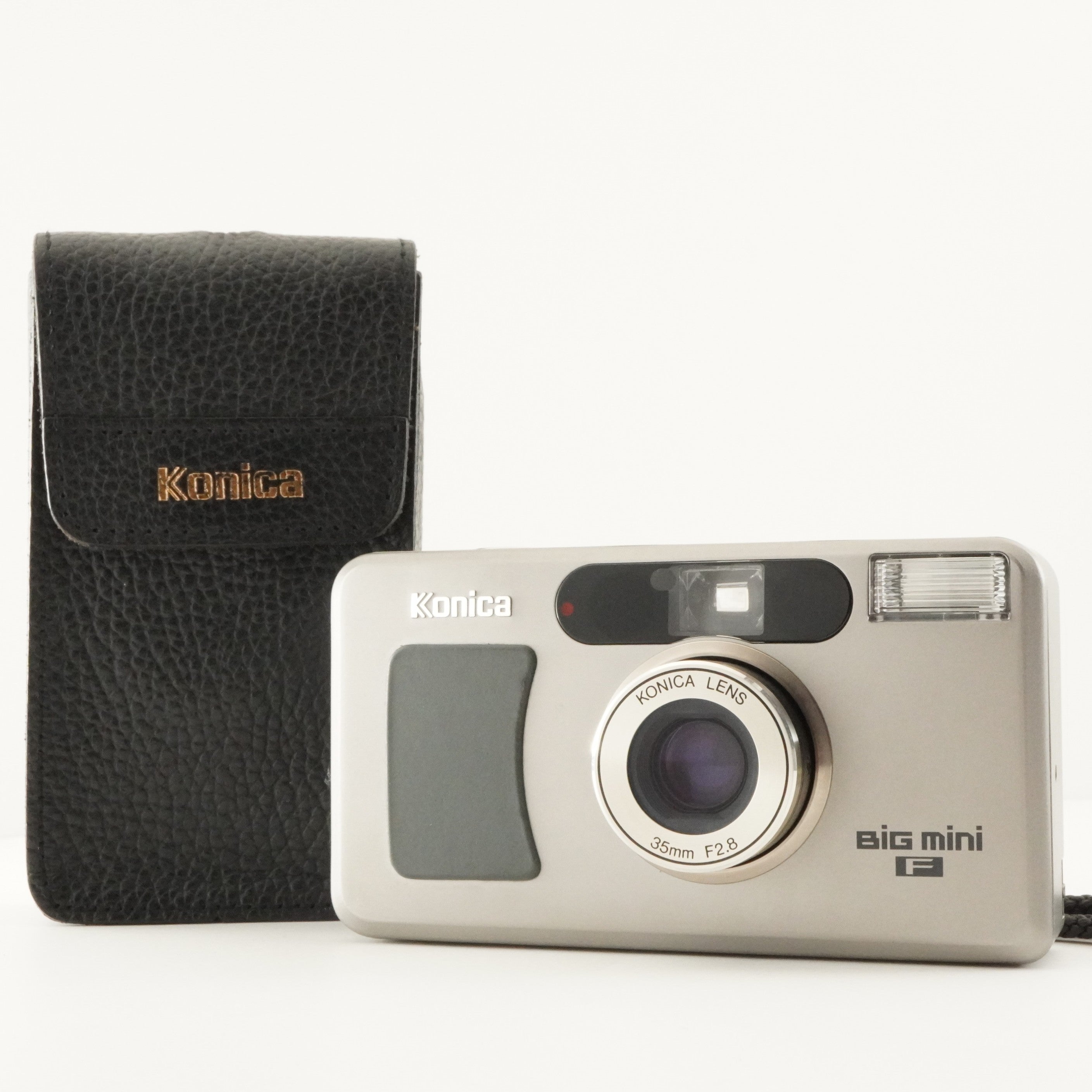 Konica BiG mini F With Case Point & Shoot Film Camera from Japan
