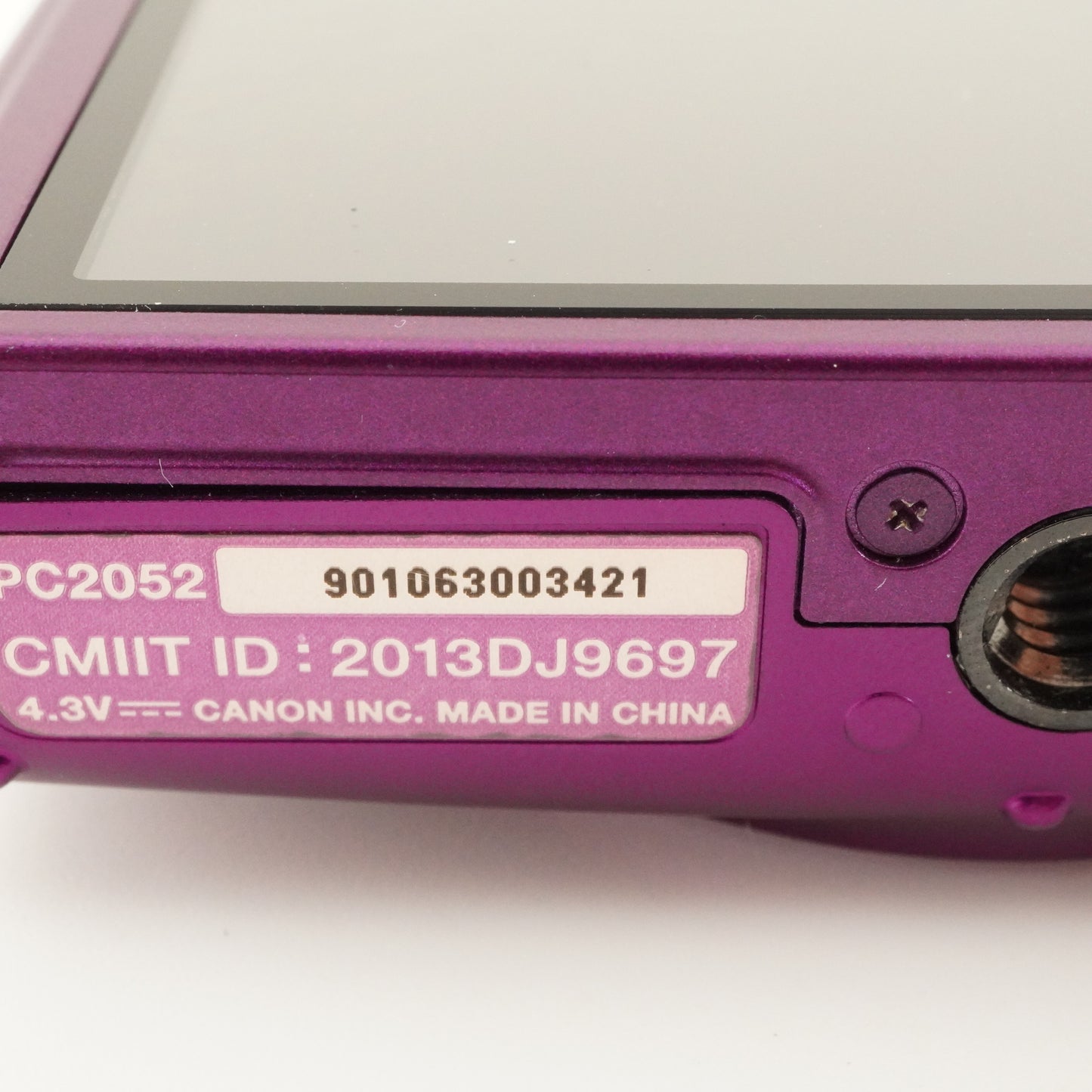 Canon IXY 630 Purple & 4GB SDHC Card Compact Digital Camera from Japan #12478