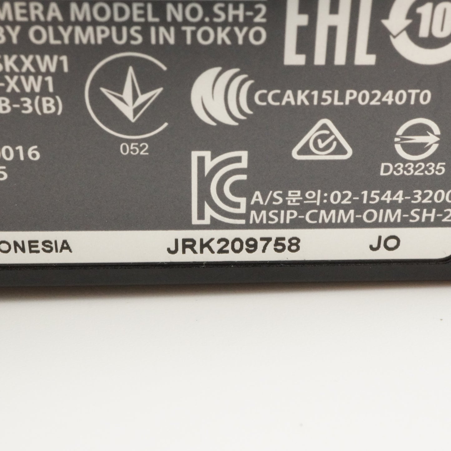 OLYMPUS STYLUS SH-2 Black In Box + 8GB SDHC Card Digital Camera from Japan #8177