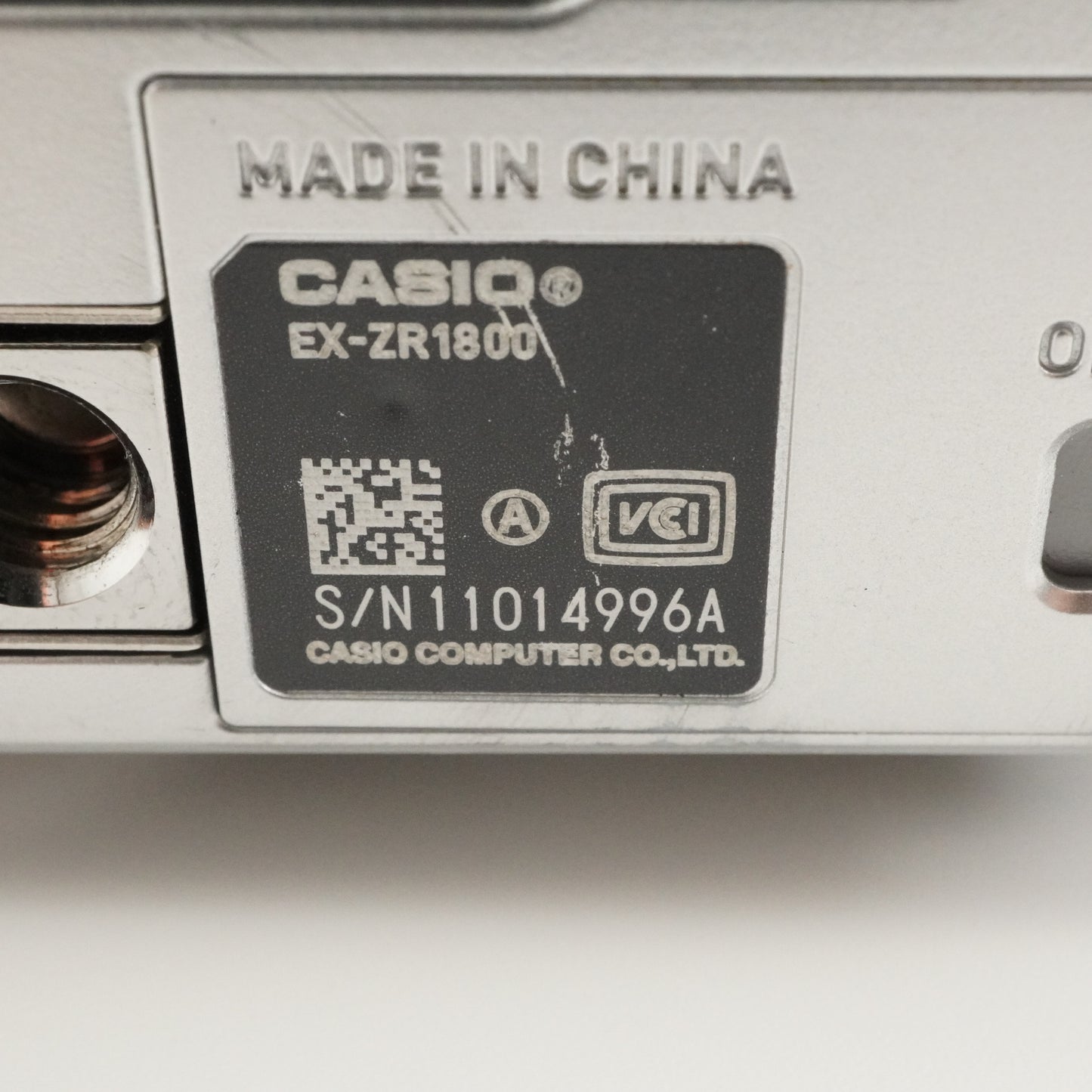 CASIO EXILIM EX-ZR1800 Black With 4GB SDHC Card Digital Camera from Japan #8188