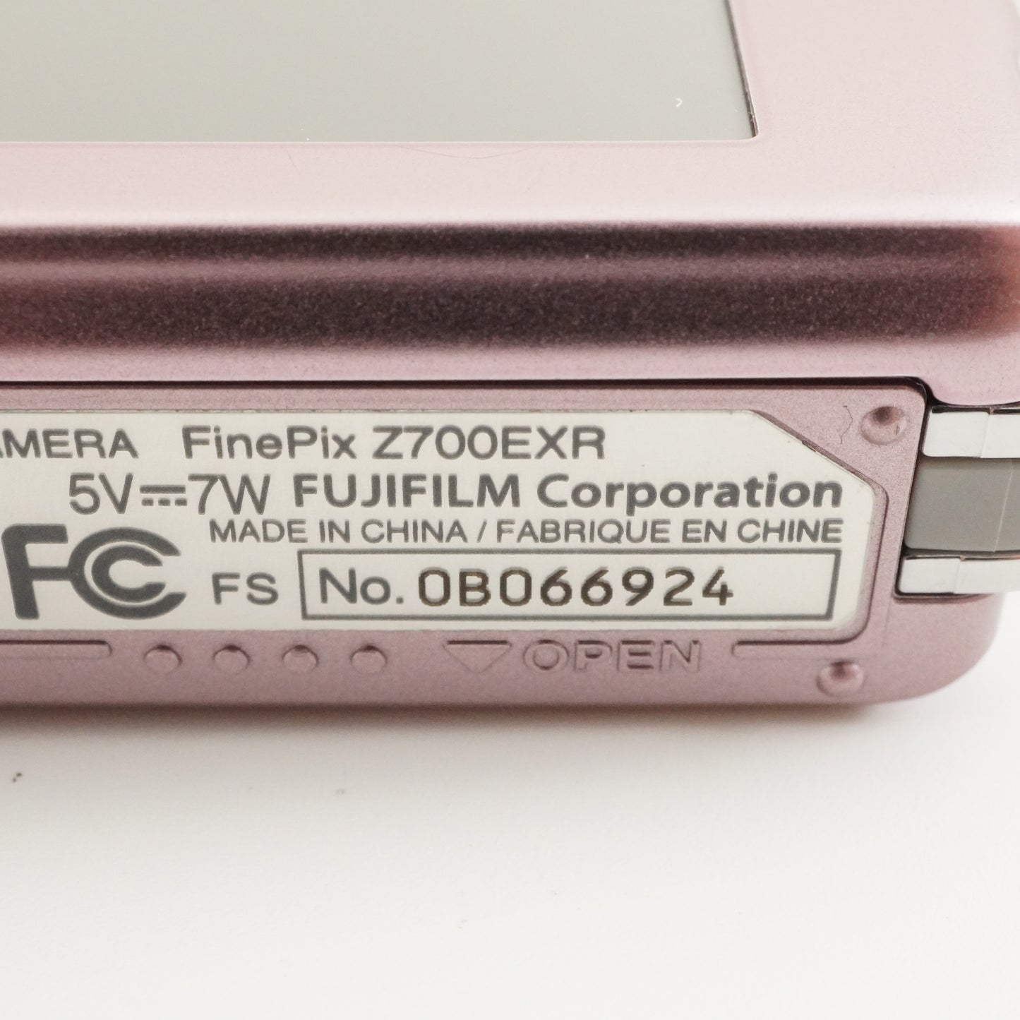 FUJIFILM FinePix Z700 EXR Pink With 4GB SDHCCard Digital Camera from Japan #8658