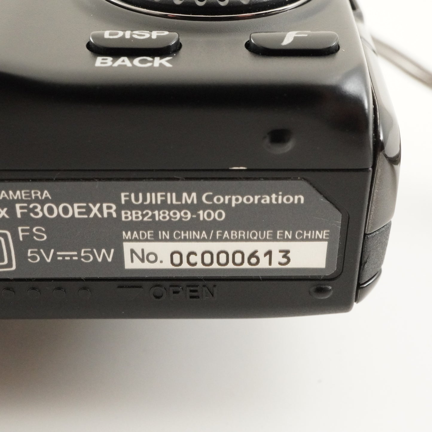 FUJIFILM FinePix F300 EXR Black In Box + 4GB SDHC Card from Japan #9257
