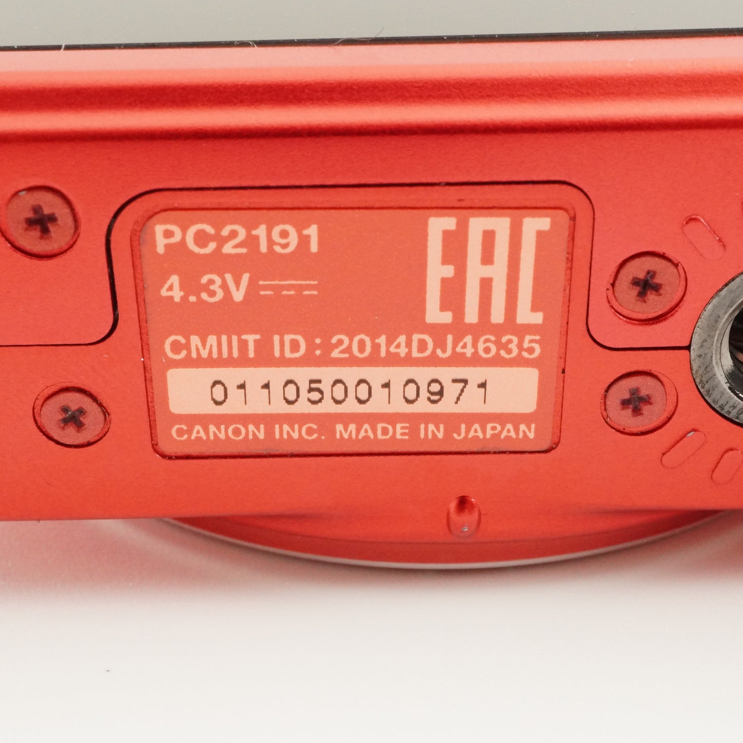 Canon PowerShot SX610 HS Red With 4GB SDHC Card Digital Camera from Japan #7264