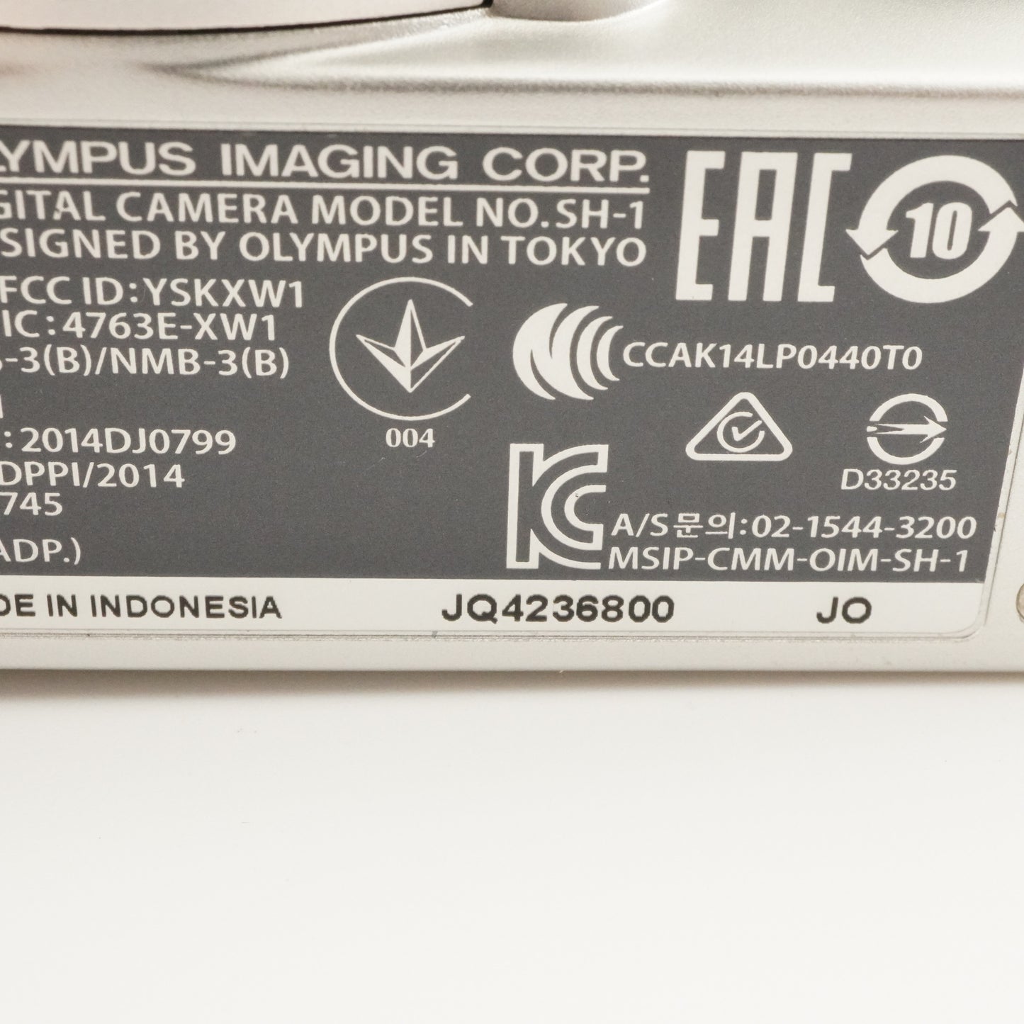 OLYMPUS STYLUS SH-1 Silver With 4GB SDHC Card Digital Camera from Japan #7222