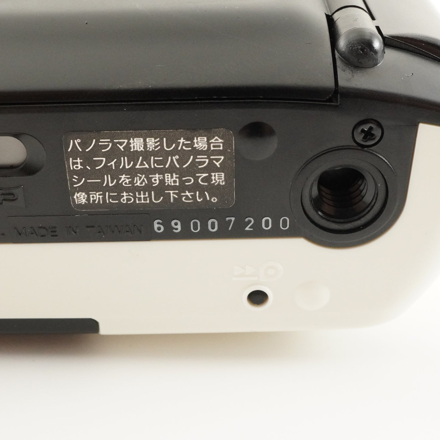 Canon Autoboy F White Panda Color Point & Shoot Film Camera from Japan #7323