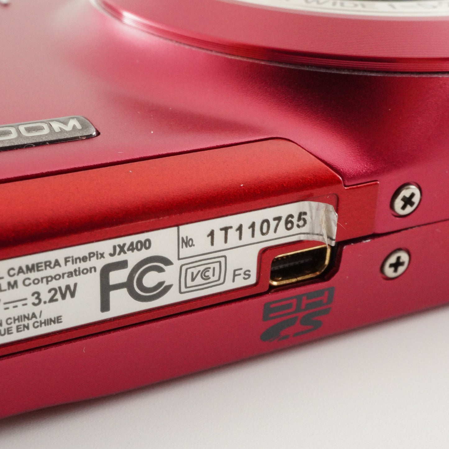 FUJIFILM FinePix JX400 Red In Box With 4GB SDHC Card from Japan #3534