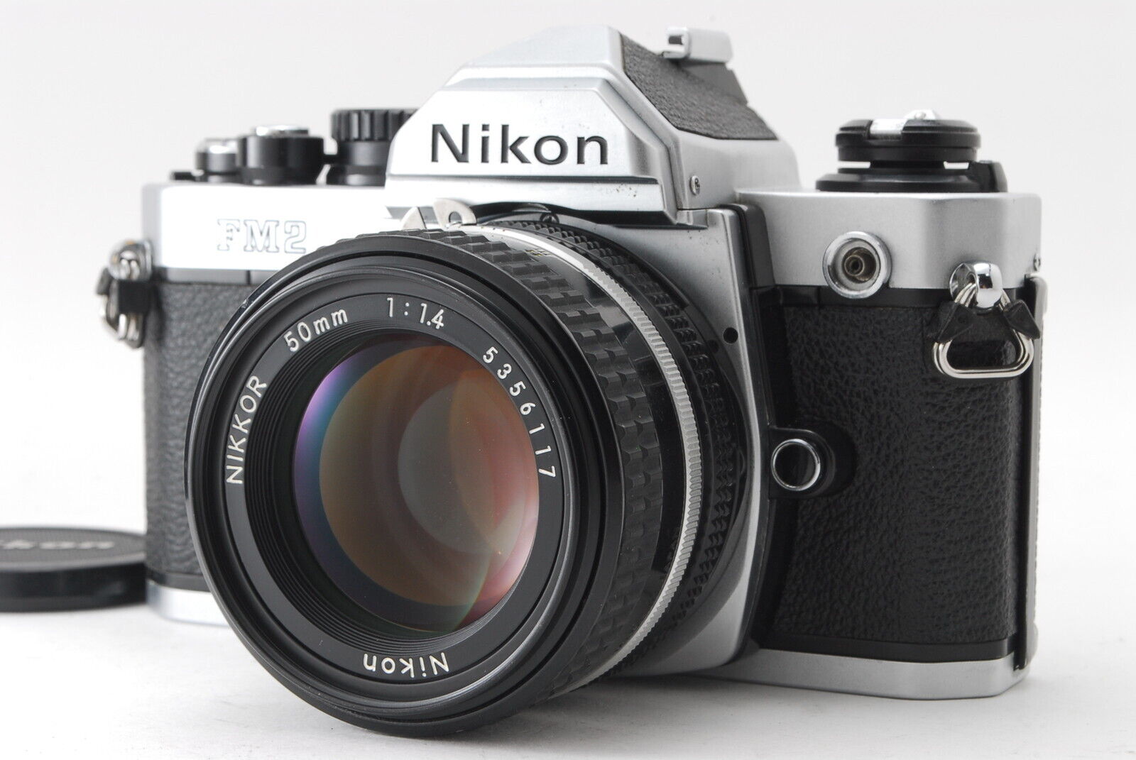 ファッション雑貨 Nikon New FM2 フィルムカメラ 50mm F1.8 MD-12 - カメラ