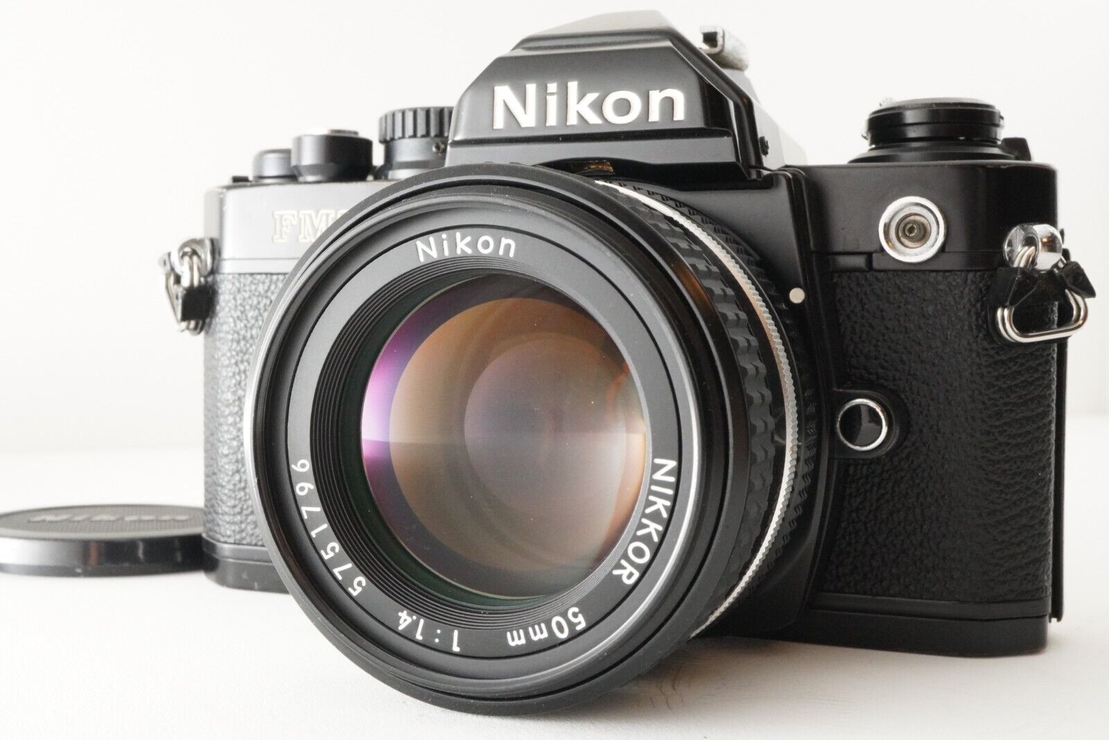完動品 ◉ Nikon FE2 単焦点レンズ付き フィルムカメラ - カメラ