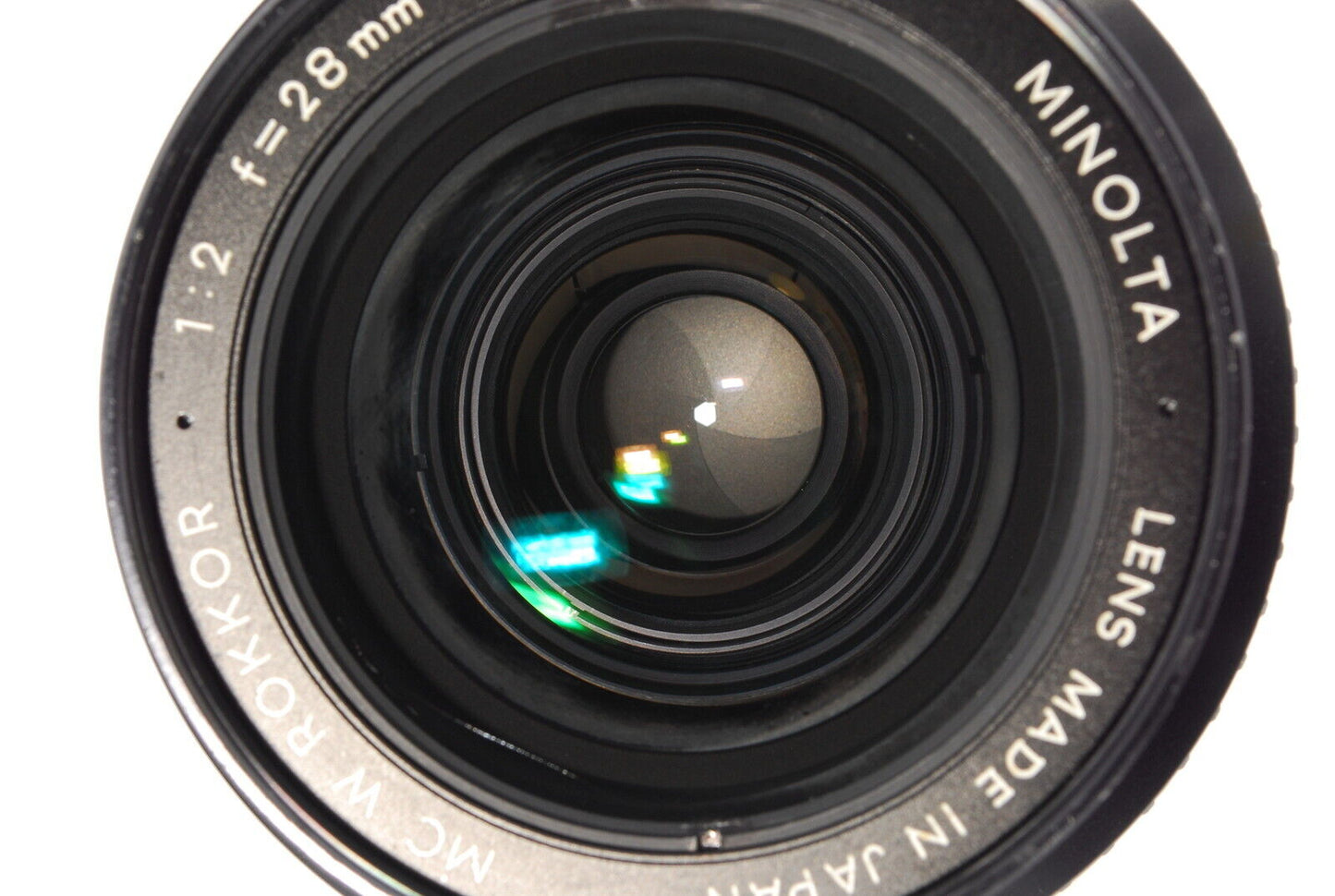 MINOLTA MC W.ROKKOR 28mm F2 MF Wide Angle Lens Photo tested from Japan #4884