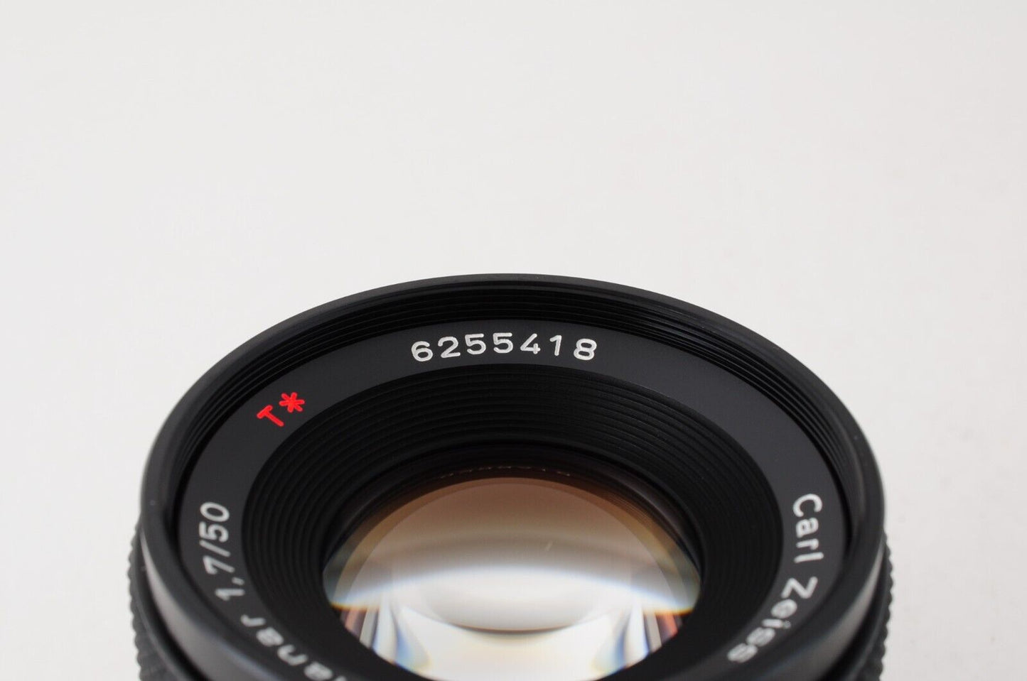 CONTAX Carl Zeiss Planar 50mm F1.7 T* AEJ MF Lens Photo tested! from Japan #6600