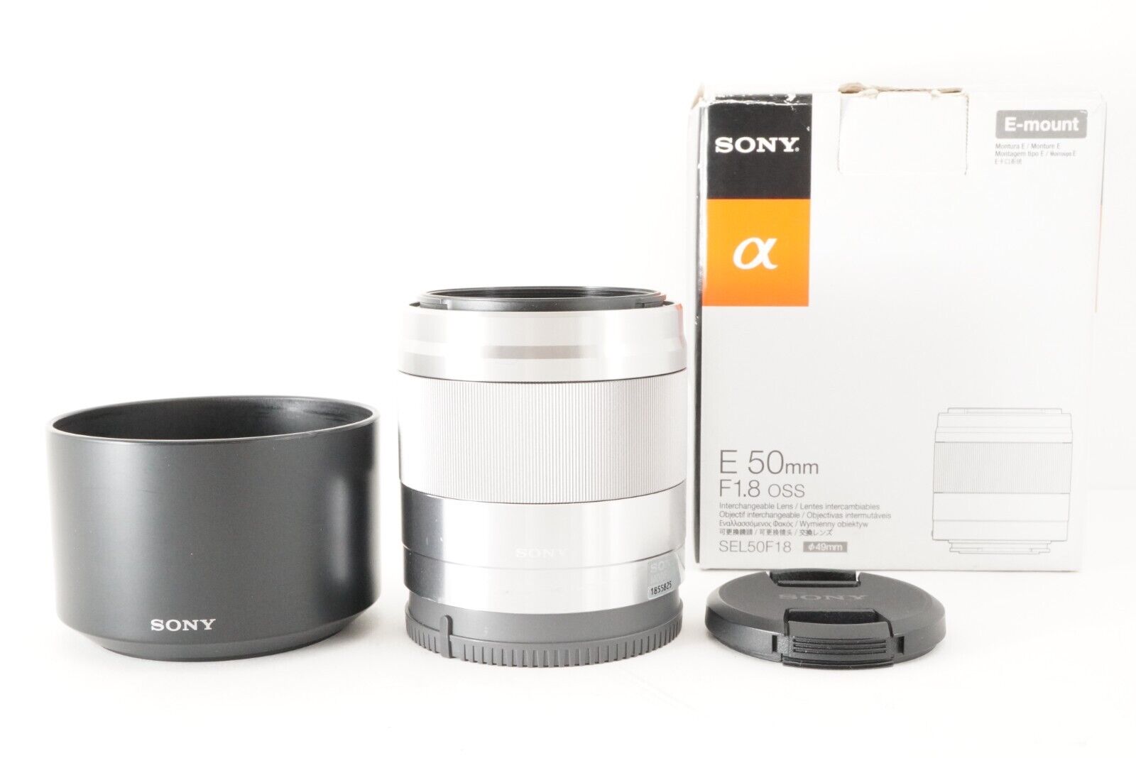 SONY SEL50F1.8 シルバー