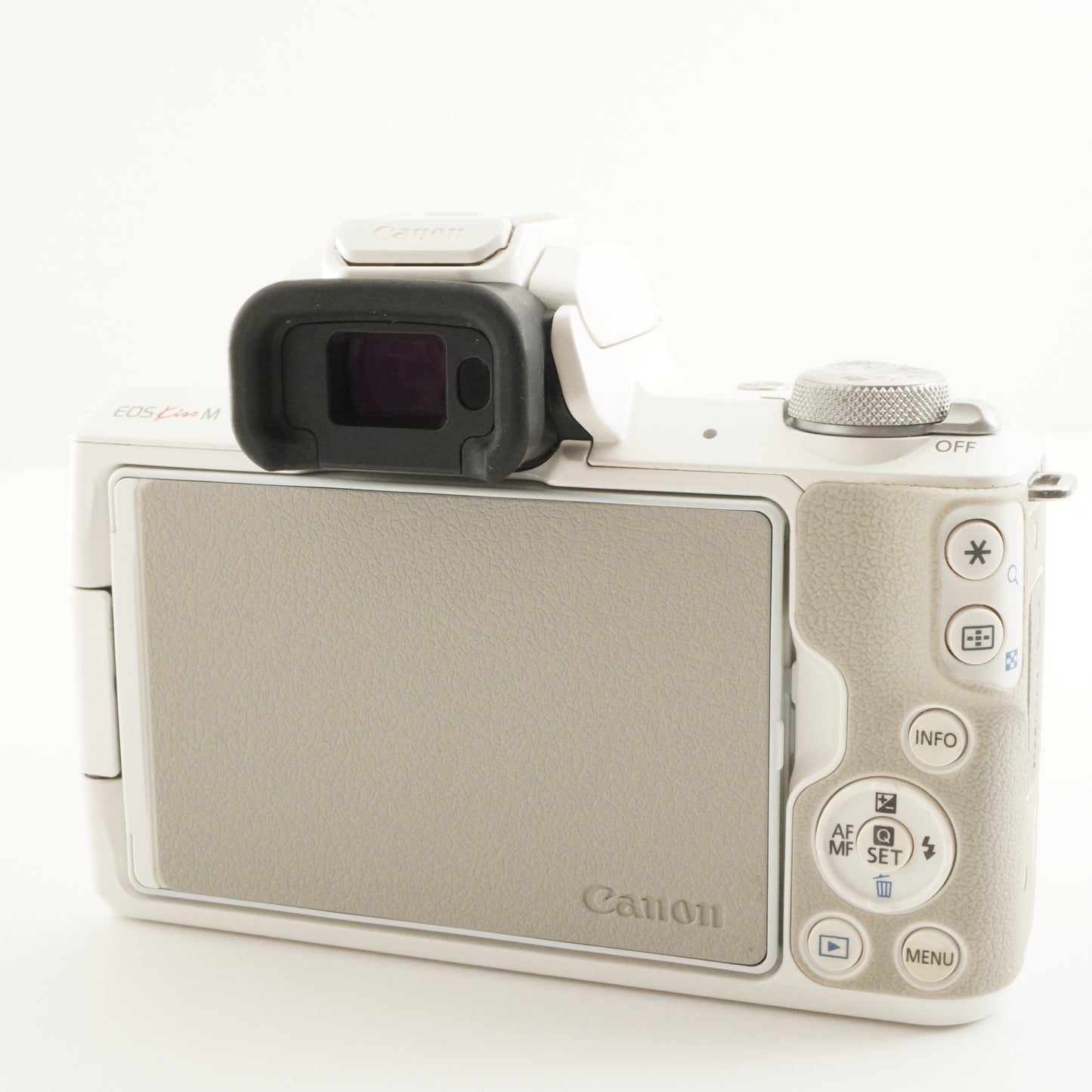 Canon EOS kiss M / M50 White + EF-M 15-45mm  + 16GB SDCard from Japan #10064