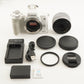 Canon EOS kiss M / M50 White + EF-M 15-45mm  + 16GB SDCard from Japan #10064