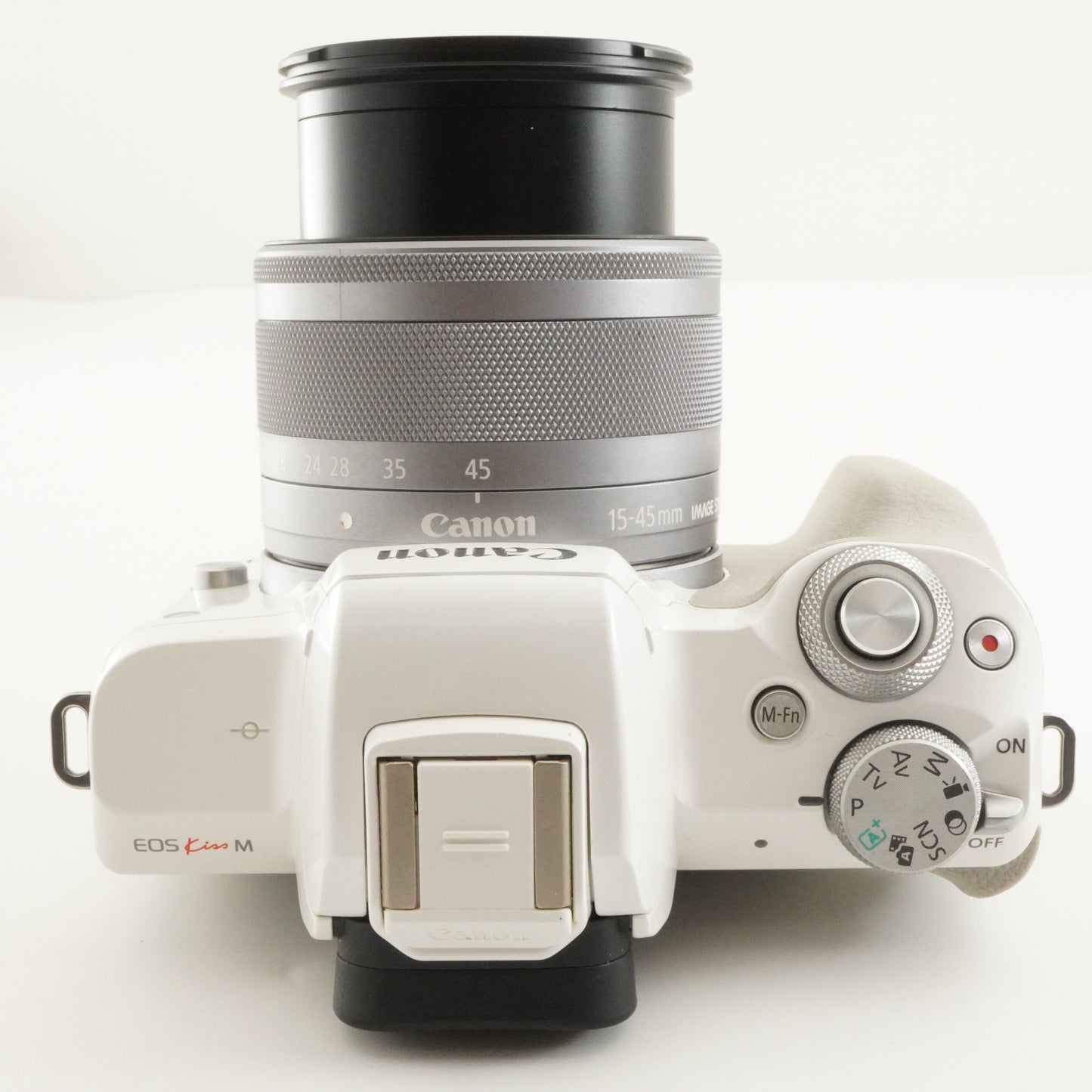 Canon EOS kiss M / M50 White + EF-M 15-45mm  + 16GB SDCard from Japan #10064