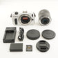 Canon EOS M White + EF-M 18-55mm IS STM + 4GB SDHC Card from Japan #10065
