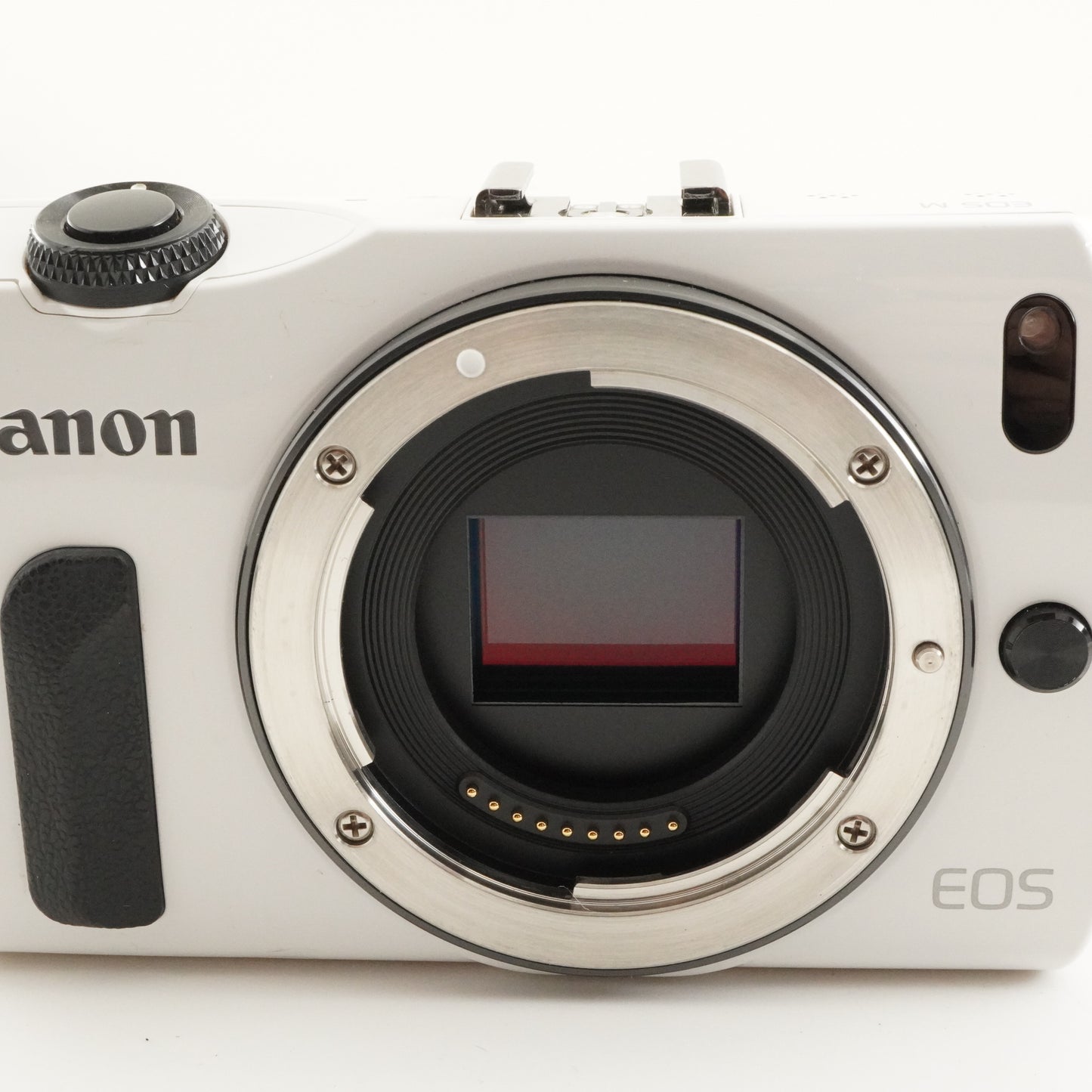 Canon EOS M White + EF-M 18-55mm IS STM + 4GB SDHC Card from Japan #10065