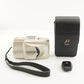 OLYMPUS mju II 170 VF + Case +RC-200 Point & Shoot Film Camera from Japan #10080