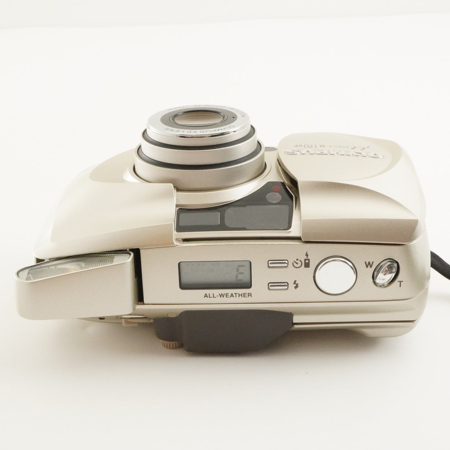 OLYMPUS mju II 170 VF + Case +RC-200 Point & Shoot Film Camera from Japan #10080
