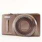 Nikon COOLPIX S9500 Brown With 4GB SDHC Card Digital Camera from Japan #10084