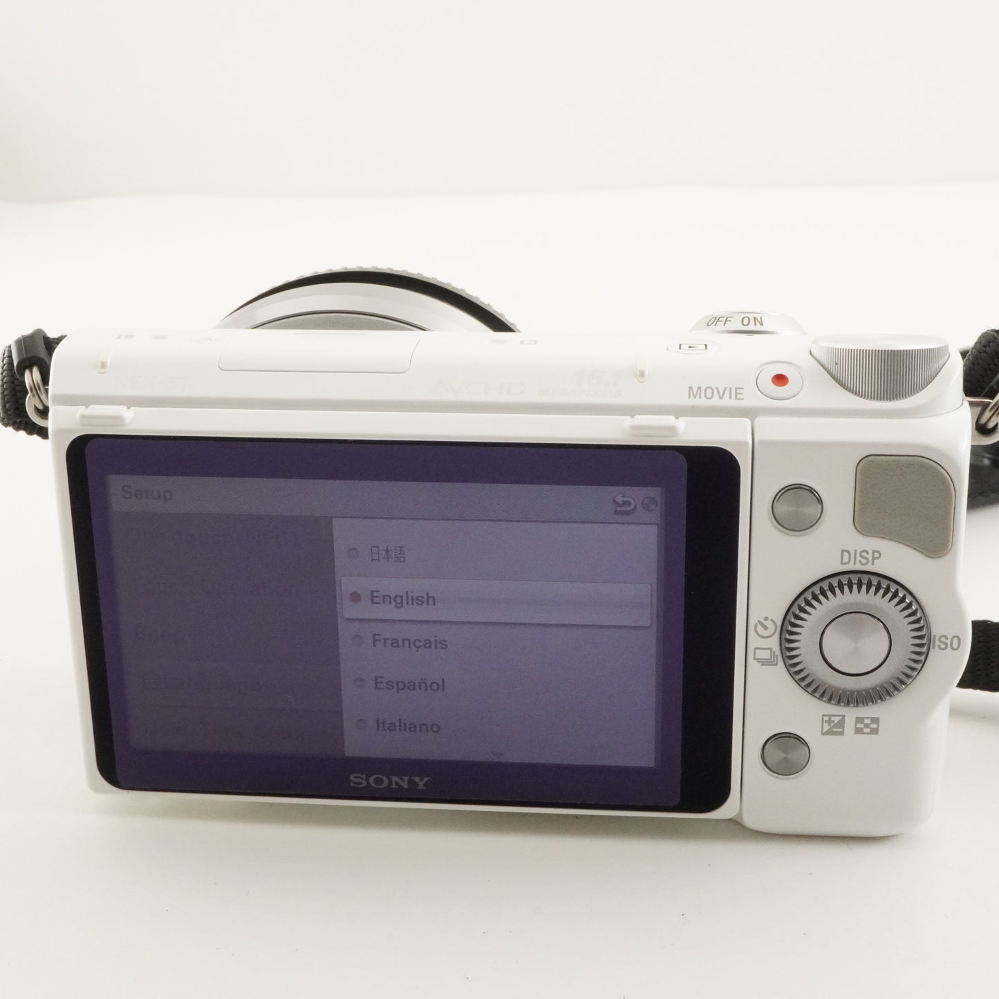 [325 Shots] SONY a NEX-5T White +16-50mm In Box +4GB SDHC Card from Japan #10090