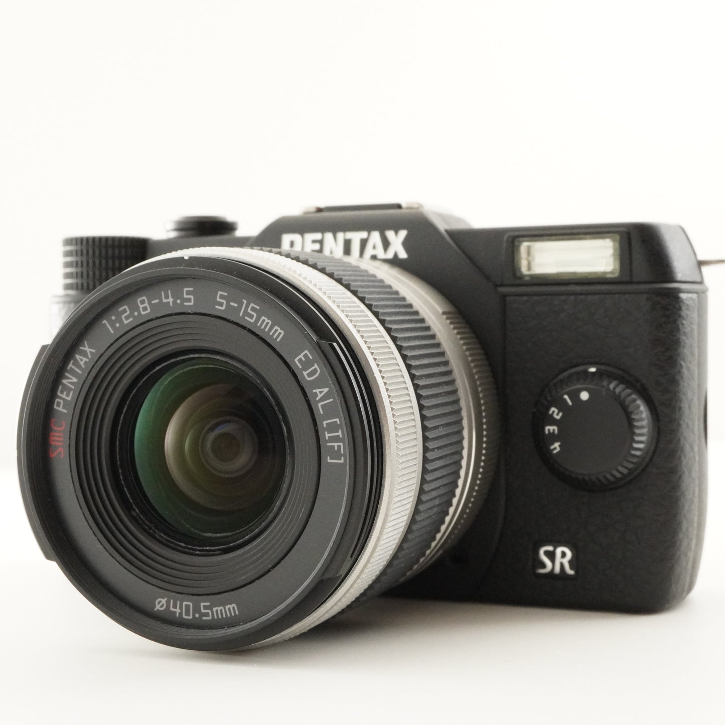 [1,816 Shots] PENTAX Q10 Black + 02 5-15mm + 06 15-45mm In Box from Japan #10091