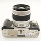 [Only 9 Shots] PENTAX Q10 Silver + 02 smc PENTAX 5-15mm In Box from Japan #10092