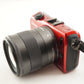Canon EOS M Red + EF-M 18-55mm F3.5-5.6 IS STM Digital Camera from Japan #10131