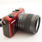 Canon EOS M Red + EF-M 18-55mm F3.5-5.6 IS STM Digital Camera from Japan #10131