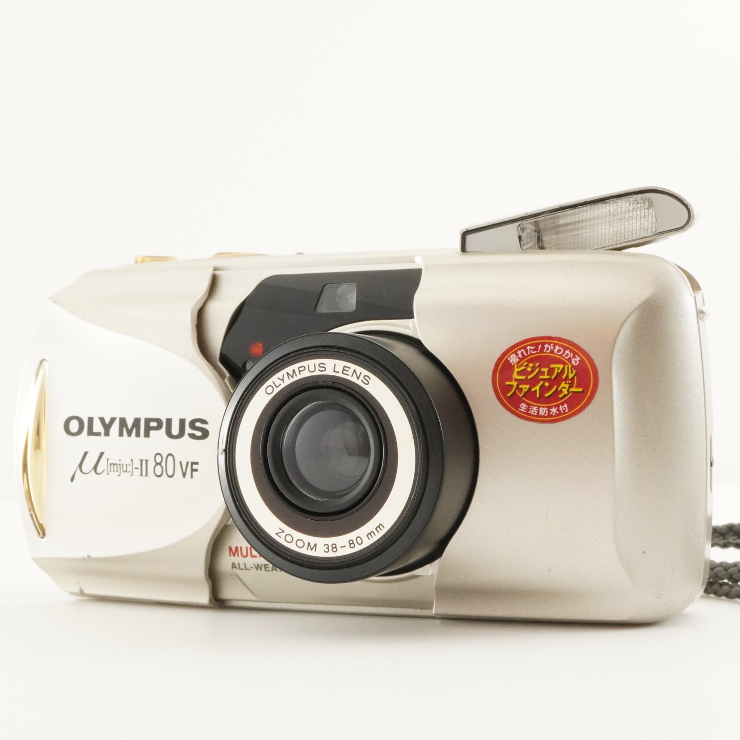 OLYMPUS mju II 80VF [mju:] Point & Shoot Film Camera from Japan #10133