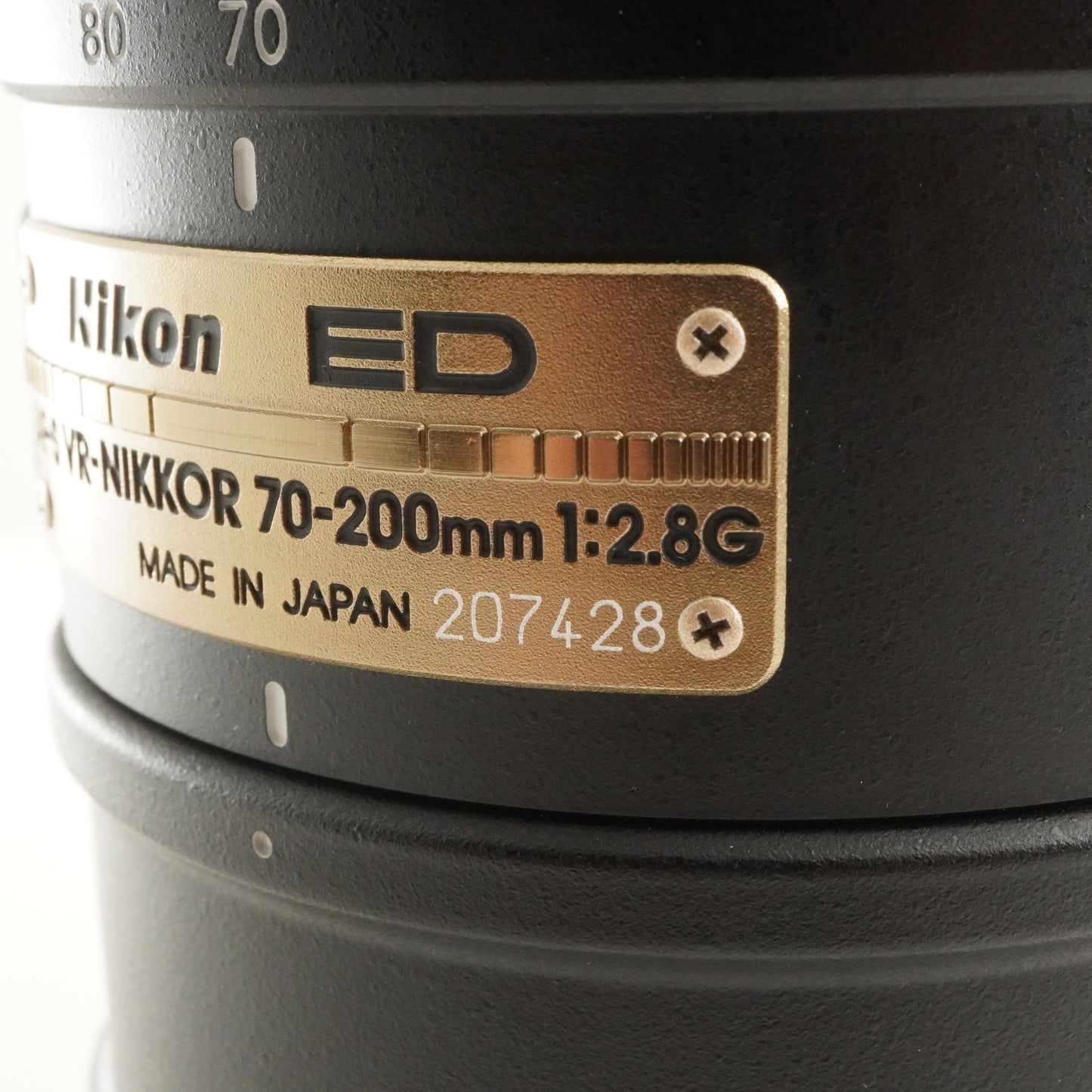 MINT In Box Nikon AF-S NIKKOR 70-200mm F2.8G ED VR AF Lens from Japan #10156