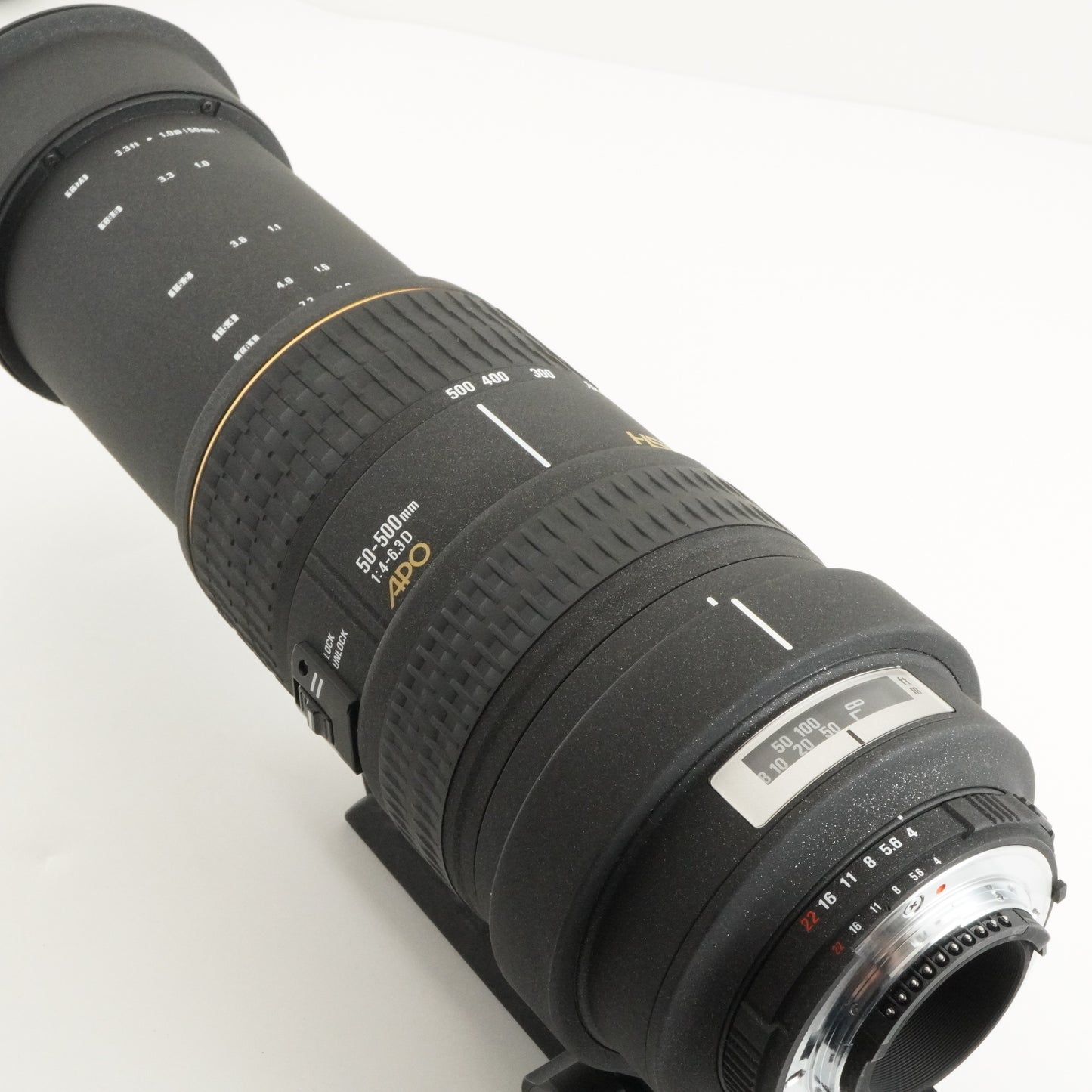 SIGMA APO 50-500mm F4-6.3 D EX HSM For Nikon AF ZOOM Lens from Japan #10218