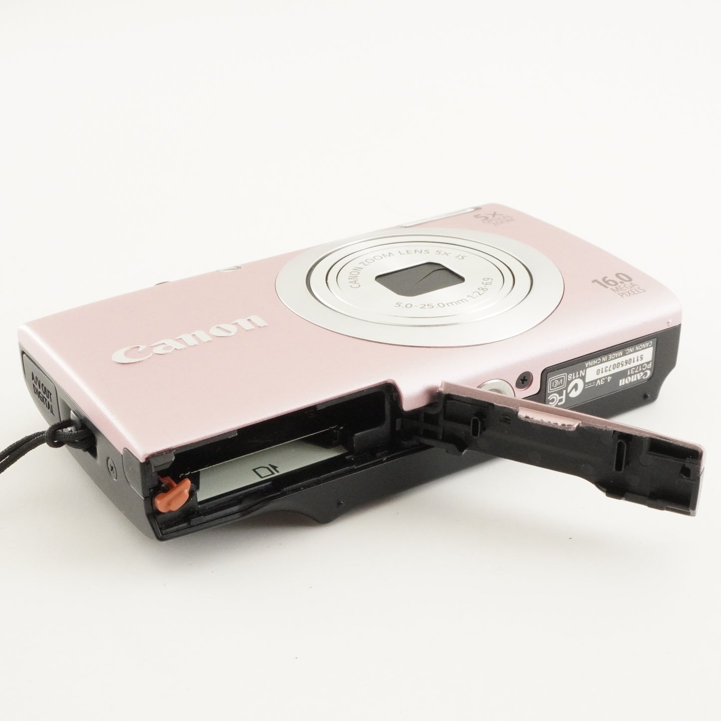 Canon PowerShot A2400 IS Pink + 4GB SDHC Card Digital Camera from Japan #10228