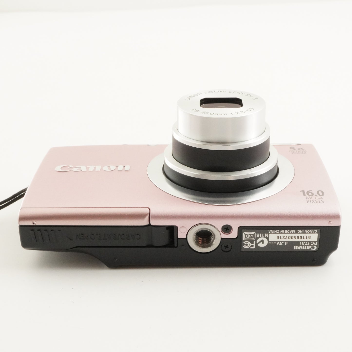 Canon PowerShot A2400 IS Pink + 4GB SDHC Card Digital Camera from Japan #10228