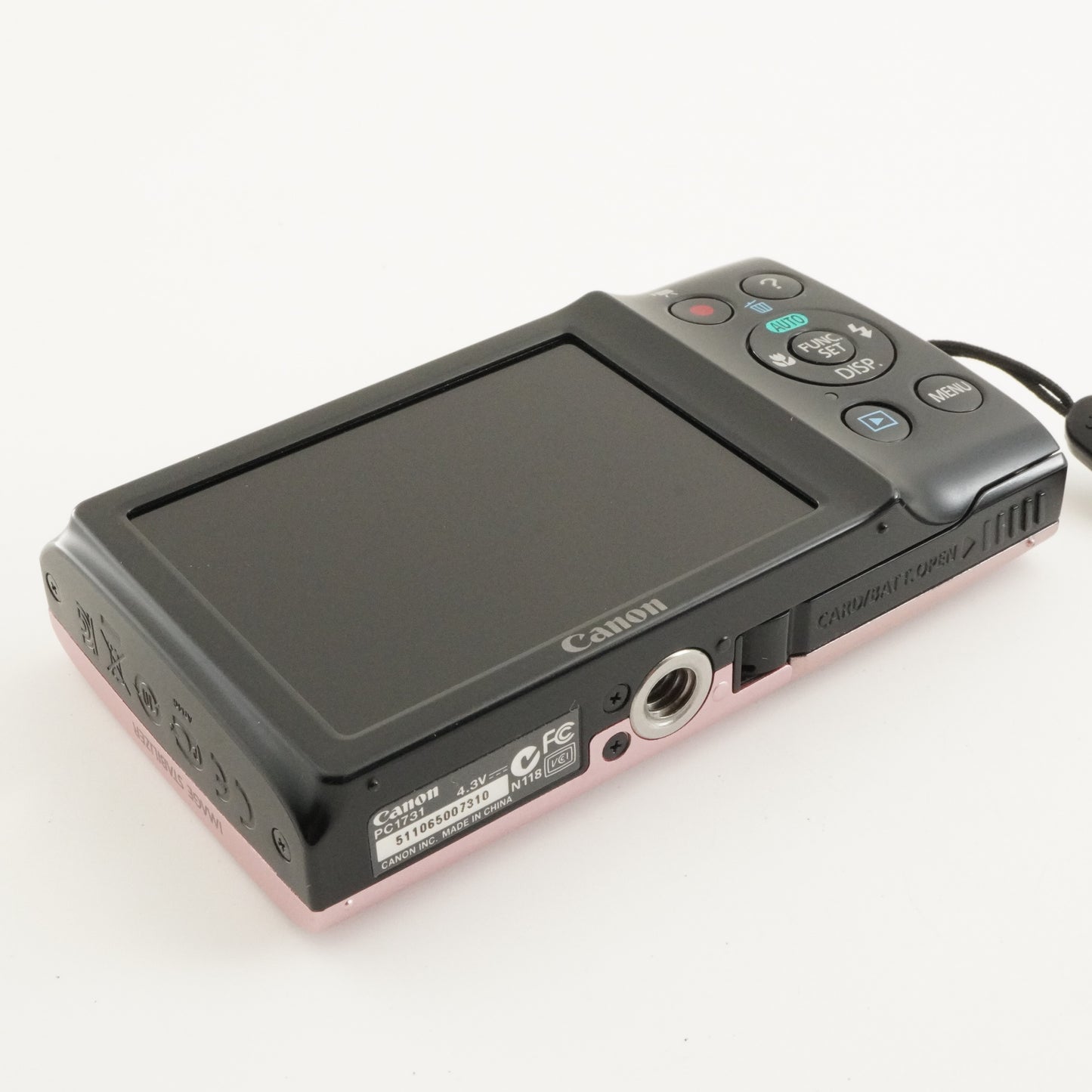 Canon PowerShot A2400 IS Pink + 4GB SDHC Card Digital Camera from Japan #10228