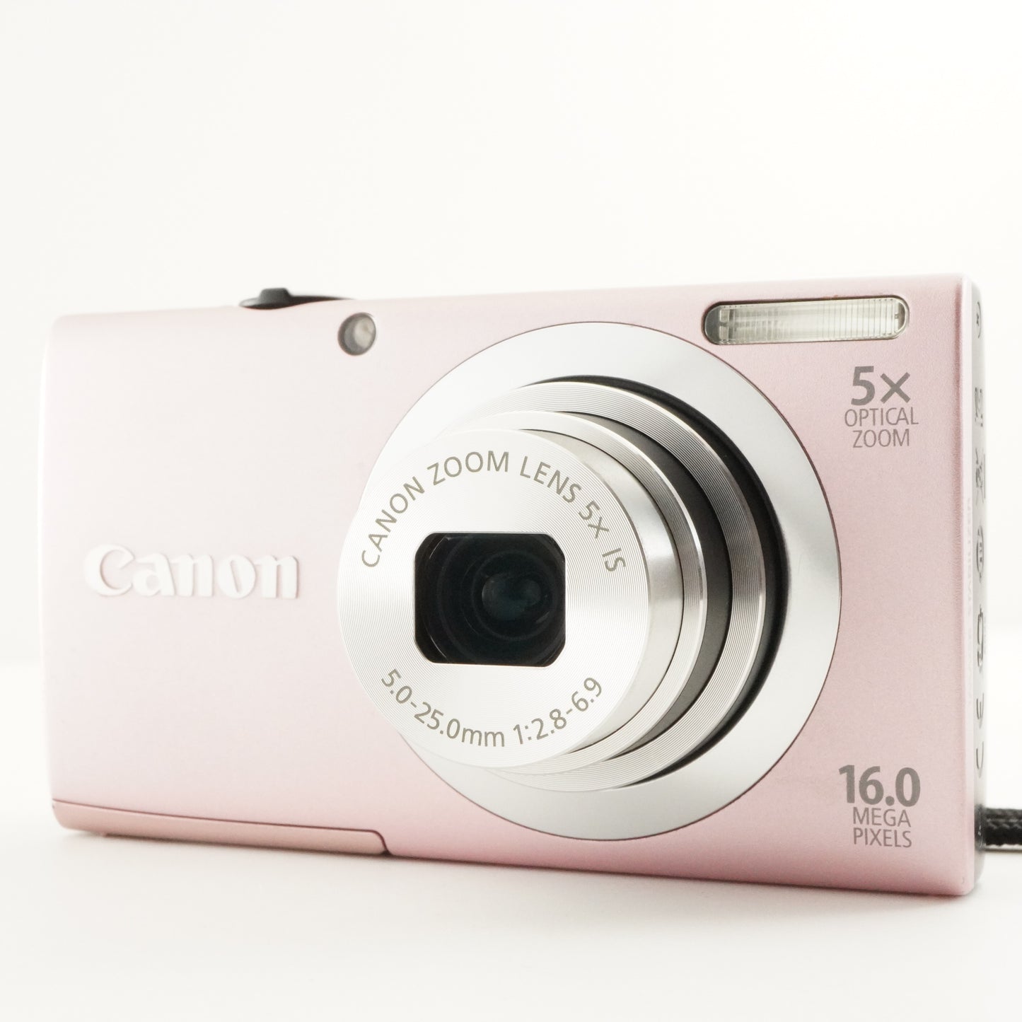 Canon PowerShot A2400 IS Pink + 4GB SDHC Card Digital Camera from Japan #10228