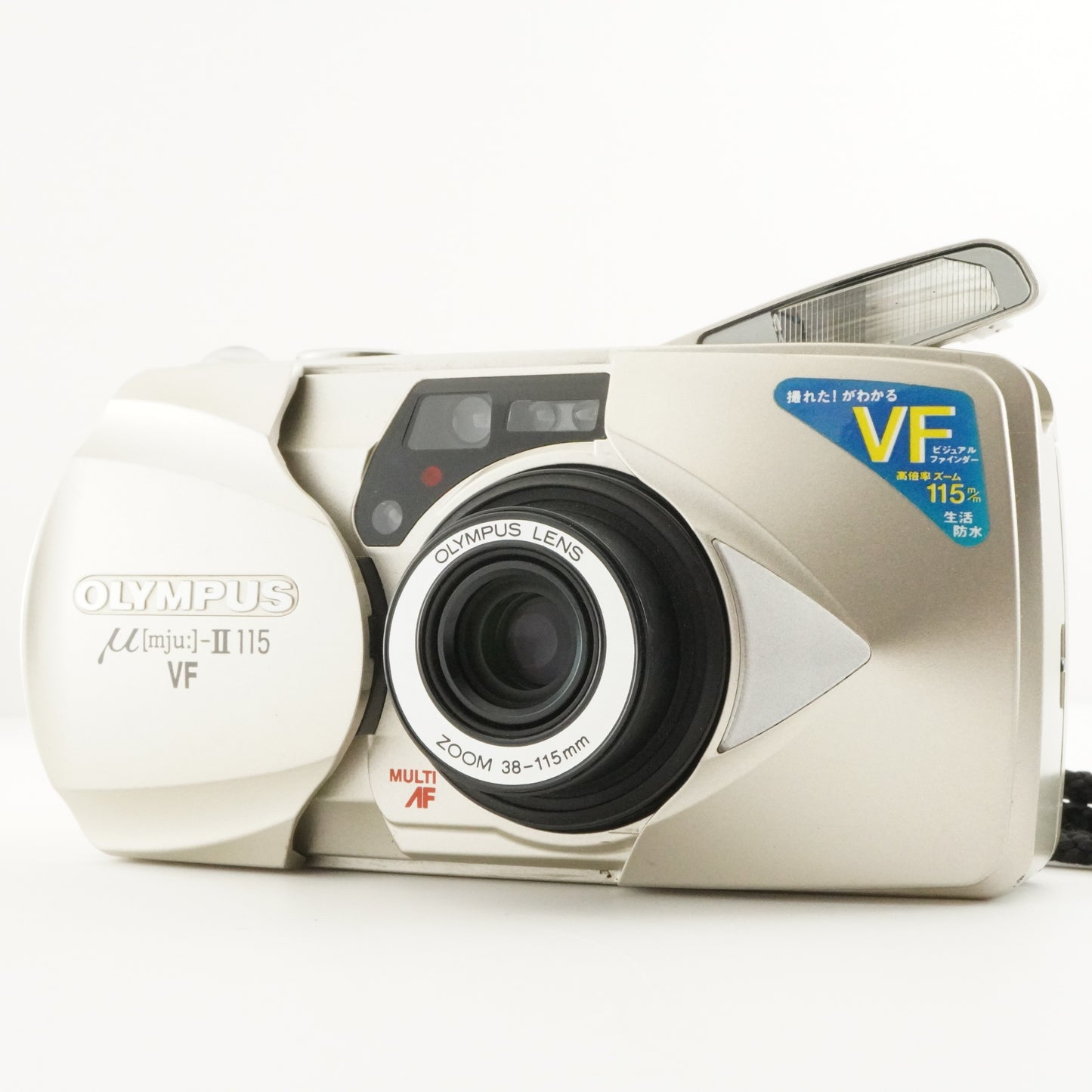 OLYMPUS mju II 115 VF [mju:] Point & Shoot Film Camera from Japan #10243