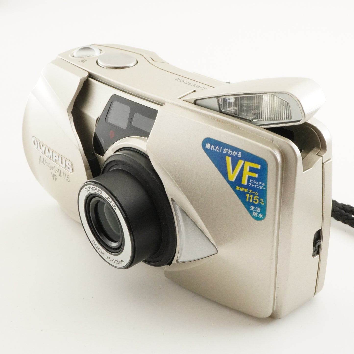 OLYMPUS mju II 115 VF [mju:] Point & Shoot Film Camera from Japan #10243