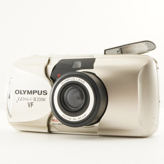 OLYMPUS mju II ZOOM VF [mju:] Point & Shoot Film Camera from Japan #10245