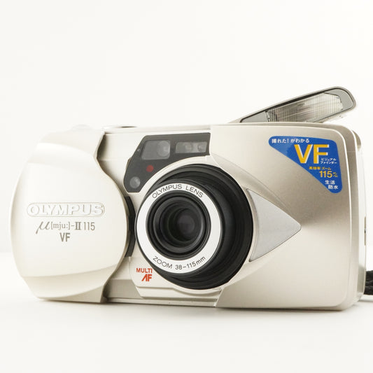 OLYMPUS mju II 115 VF [mju:] Point & Shoot Film Camera from Japan #10246