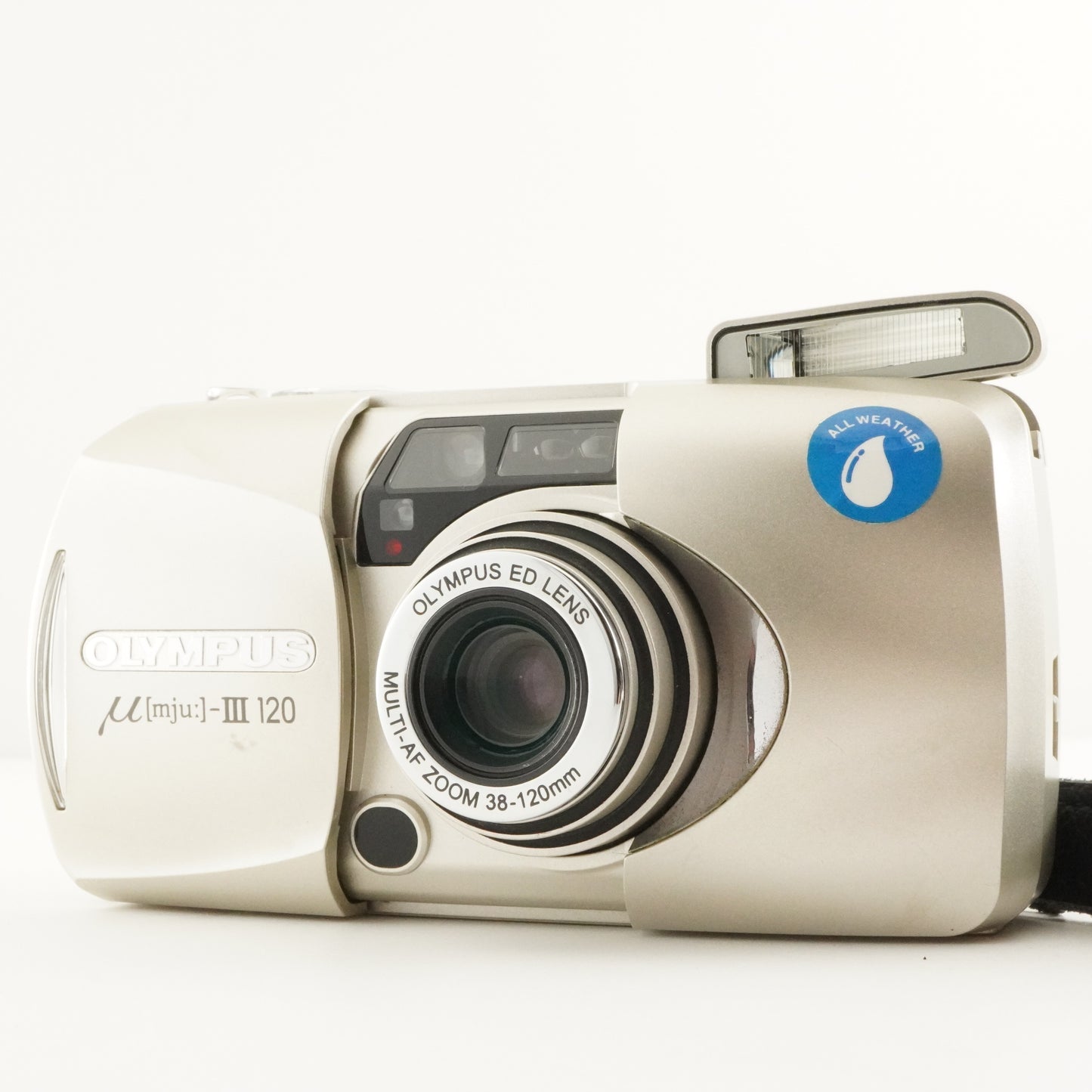 OLYMPUS mju III 120 [mju:] + RC-200 Point & Shoot Film Camera from Japan #10247