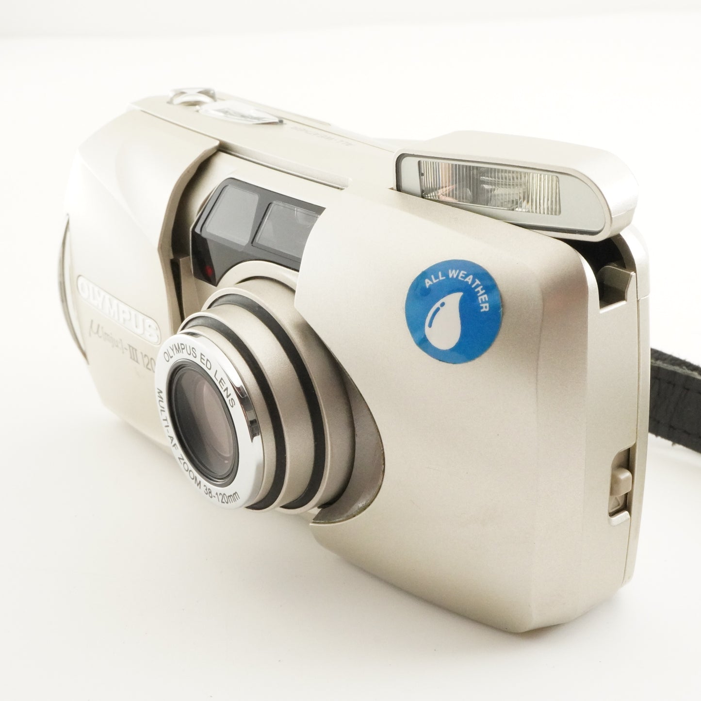 OLYMPUS mju III 120 [mju:] + RC-200 Point & Shoot Film Camera from Japan #10247