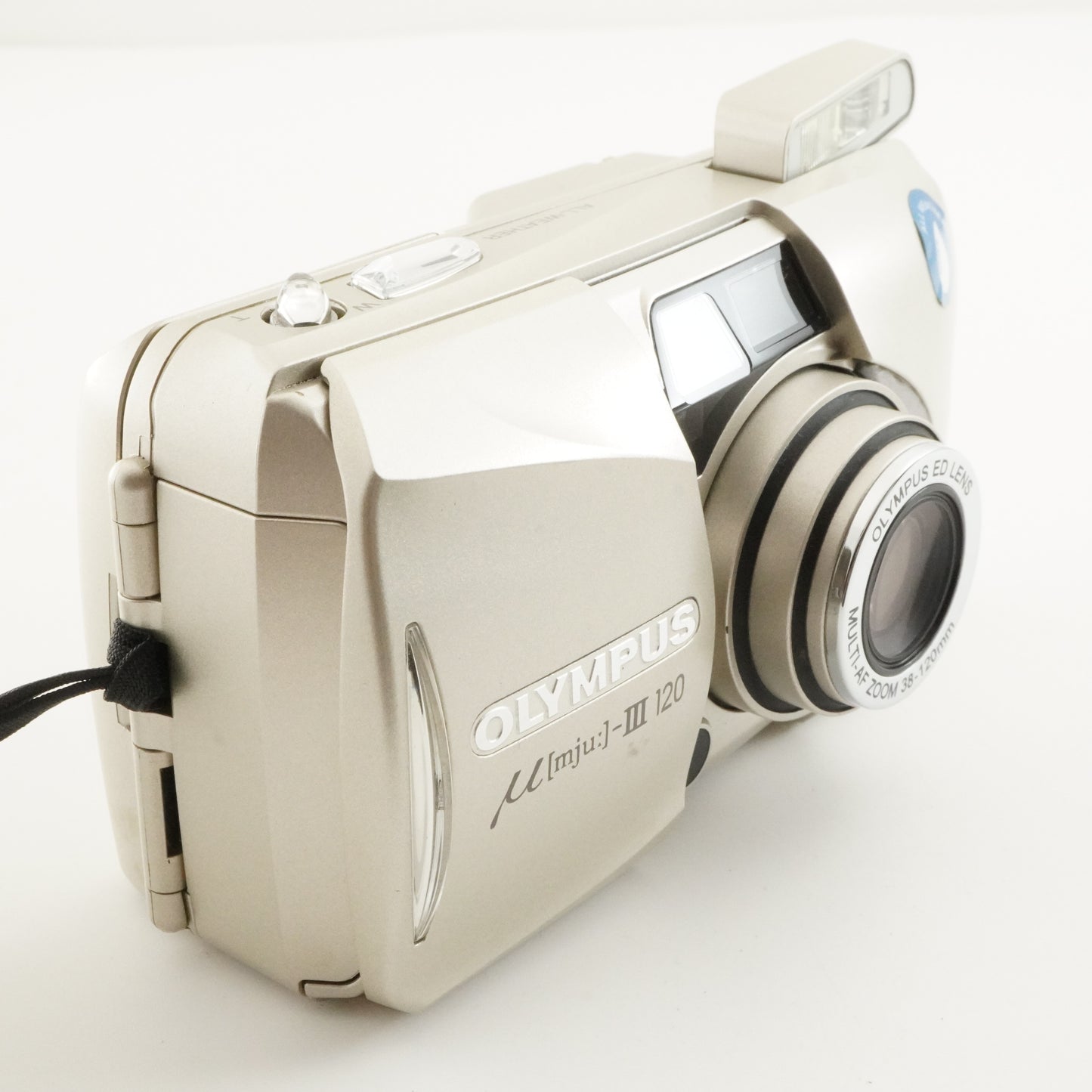 OLYMPUS mju III 120 [mju:] + RC-200 Point & Shoot Film Camera from Japan #10247