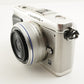 [5,271 Shots] OLYMPUS PEN E-P1 Silver +17mm F2.8 + 4GB SDHC from Japan #10251